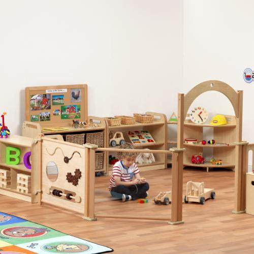 Early years' wooden furniture play centre and equipment