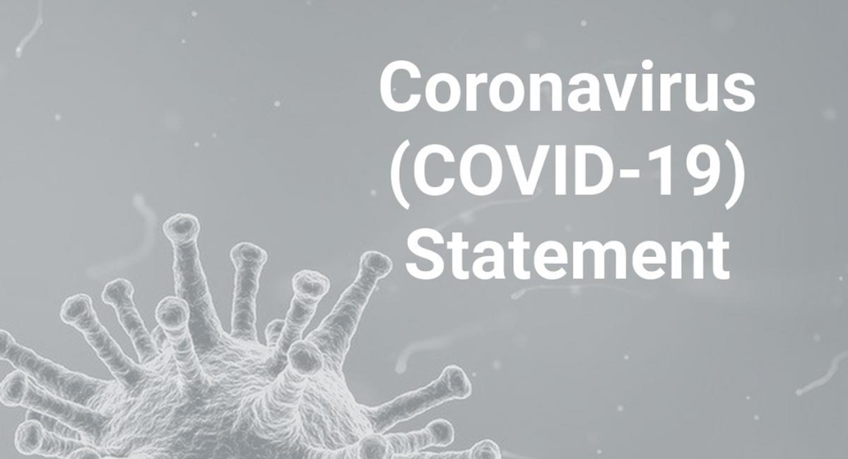 Coronavirus Statement 18.03.2020