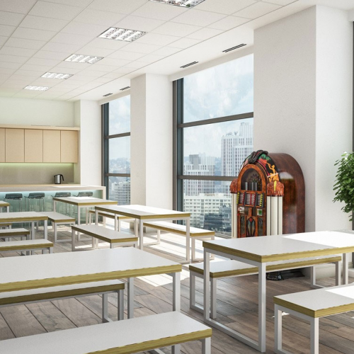 Wagamama Style Tables & Benches-Breakout Furniture-WTB06