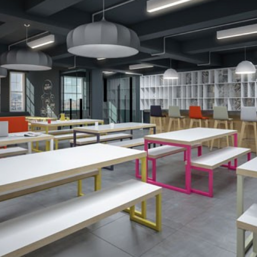Wagamama Style Tables & Benches-Breakout Furniture-WTB10