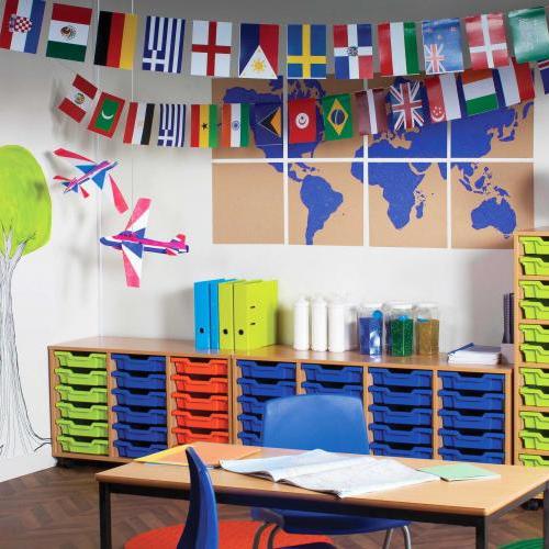 Early years classroom storage